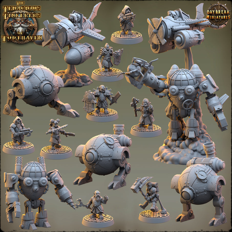 Gnomes - The Tenacious Tinkerers of Todthaven - Daybreak Miniatures