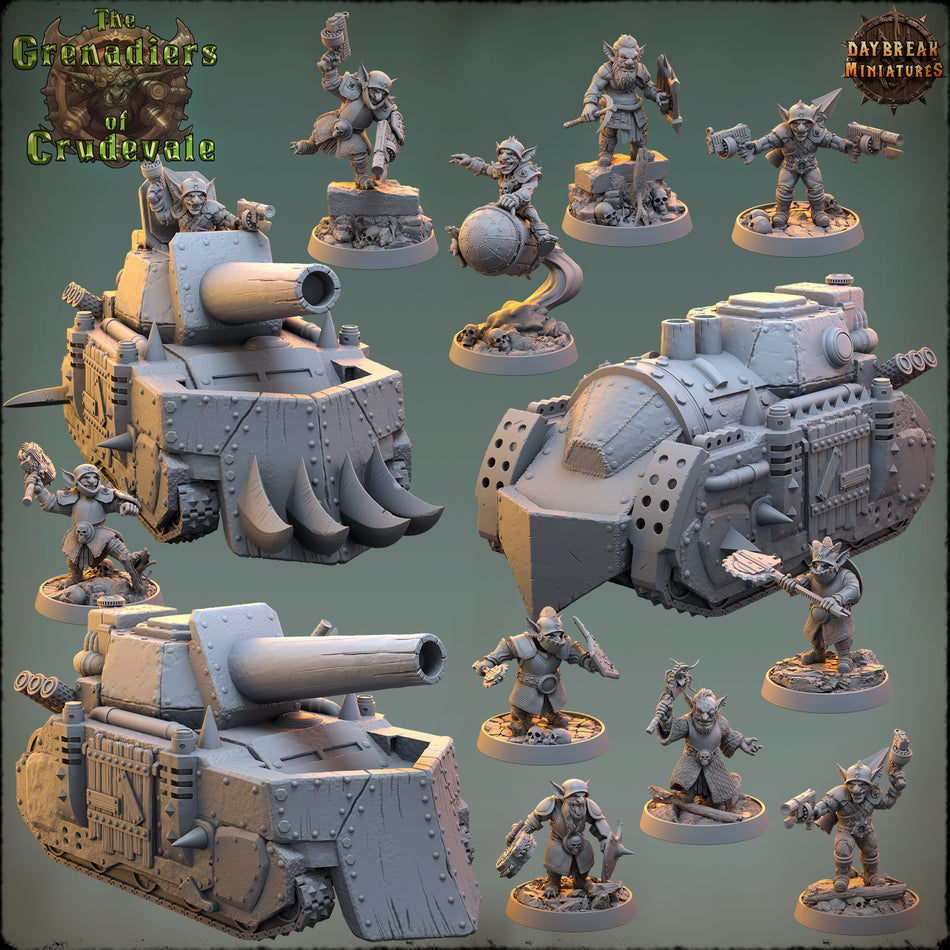 Goblins - The Grenadiers of Crudevale - Daybreak Miniatures