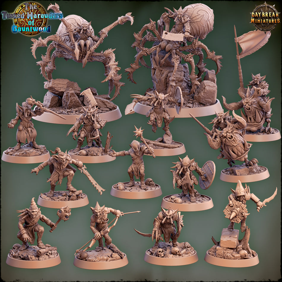 Goblin - The Tusked Marauders of Gauntwood - Daybreak Miniatures