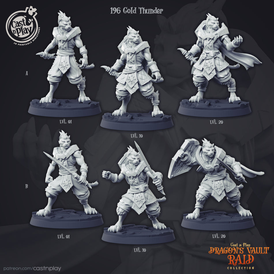Gold Thunder - Dragons Vault Raids - Cast n Play