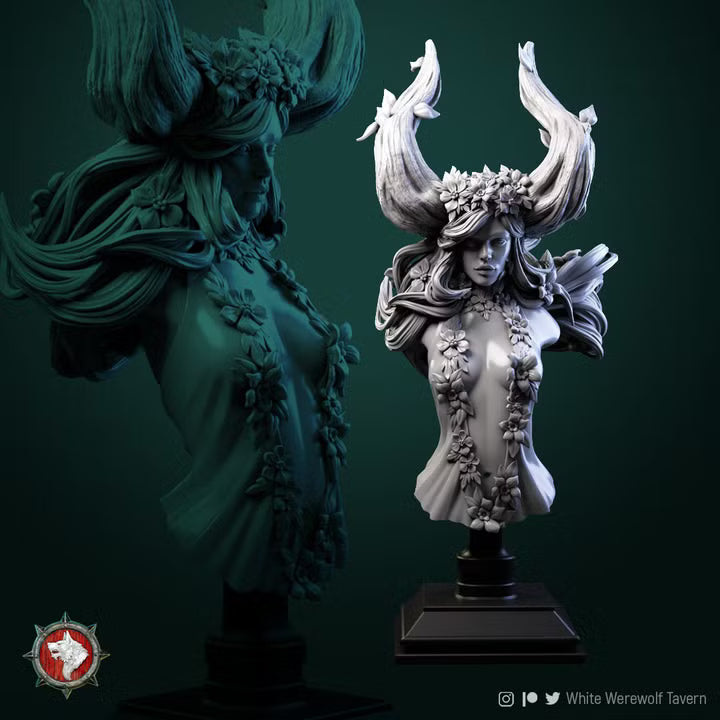 Tarnia - Bust aus der Reihe Elven Veil von White Werewolf Tavern