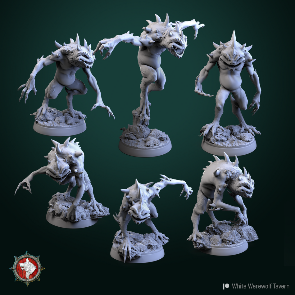Slaads - aus der Reihe The Unholy Trinity von White Werewolf Tavern