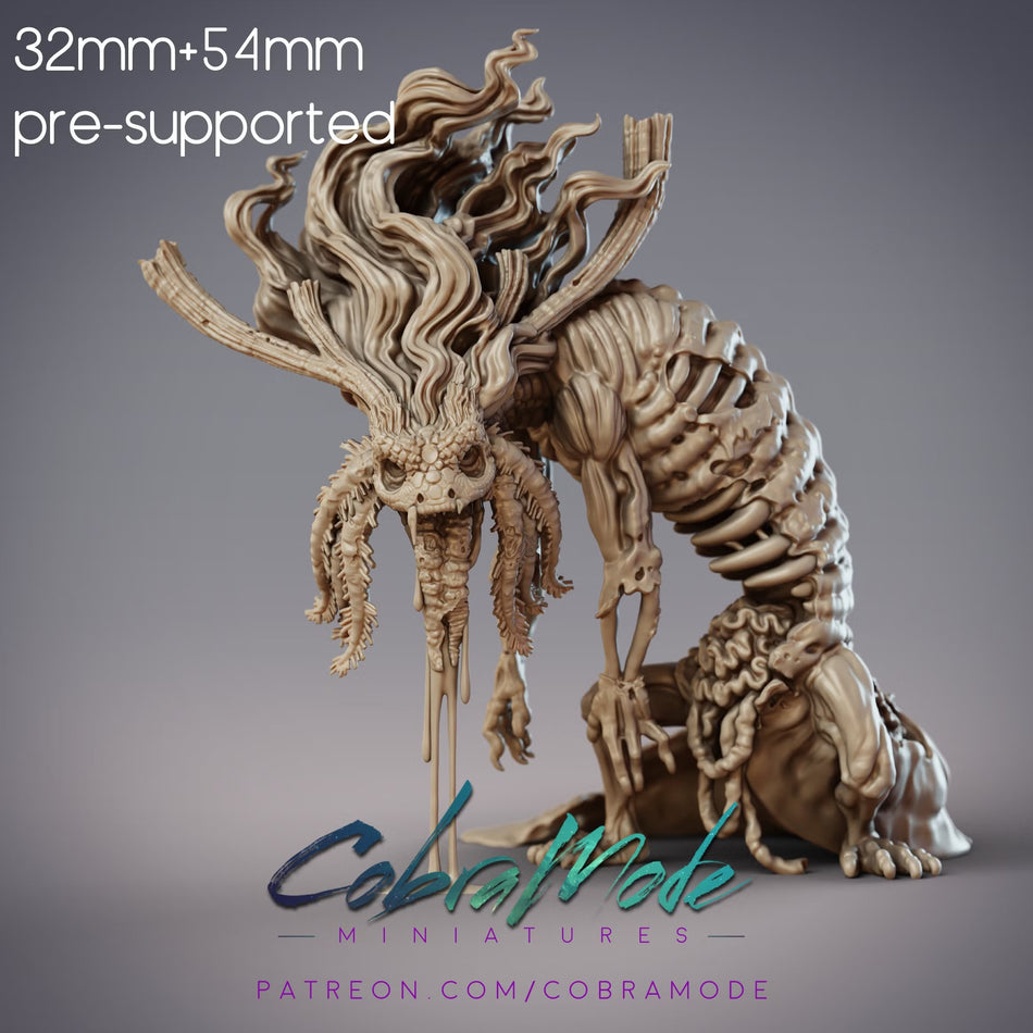 Izanami Spirit-Bound Ryujin, Undead Dragon Miniature - Mikata Wetlands - Ryujin - CM