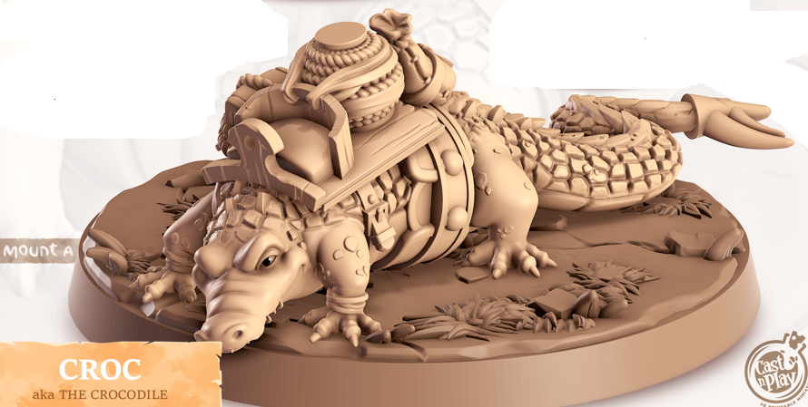 Crocodile - Reptiles - Croc - Animal Companions by Cornelia - Cast n Play