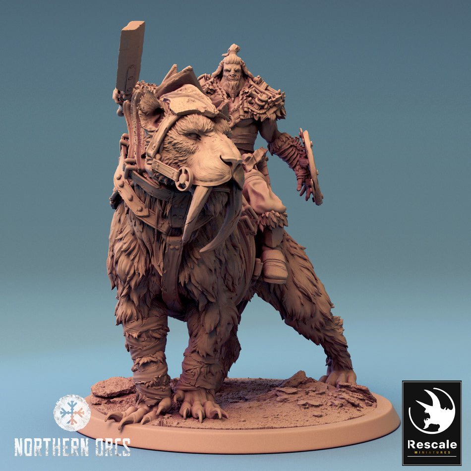 Gelidus Felix Look on Saber- Toothed Tiger - Northern Orcs - Rescale Miniatures