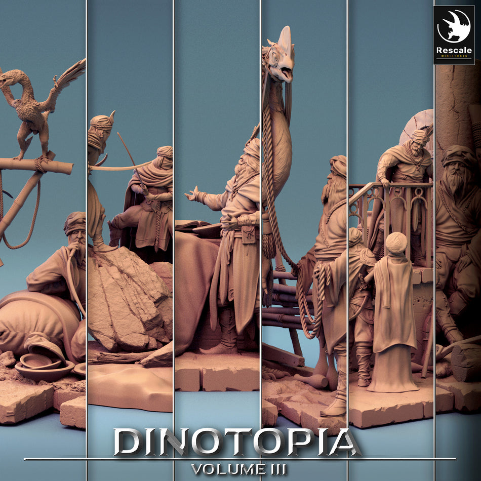 Diorama - Dinotopia III - Rescale Miniatures