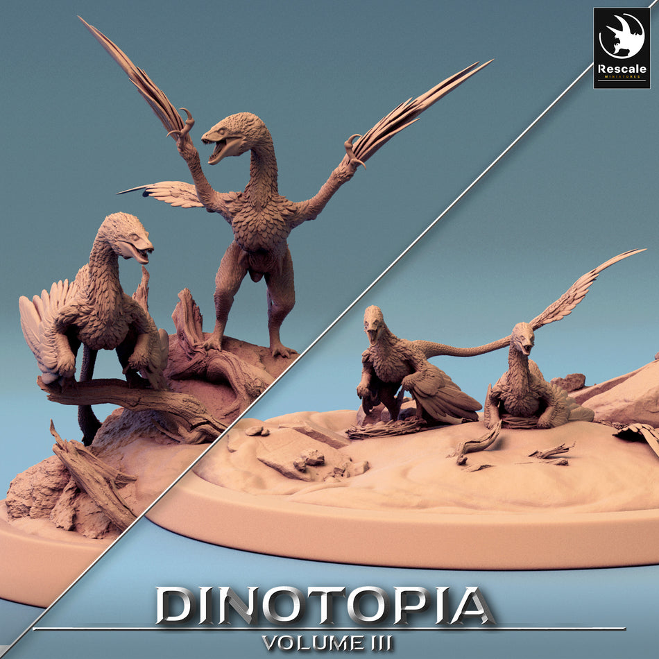 Microraptor - Dinotopia III - Rescale Miniatures