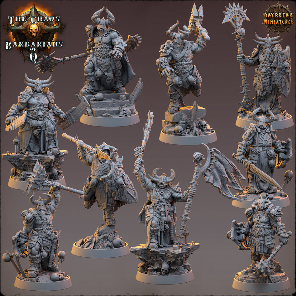 Barbaren - The Chaos Barbarians of Q - Daybreak Miniatures