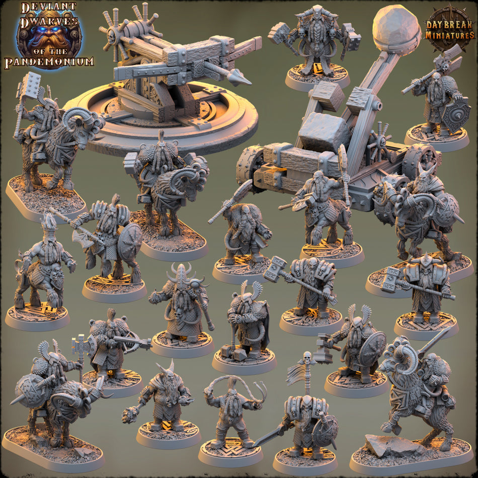 Zwerge - Deviant Dwarves of the Pandemonium - Daybreak Miniatures