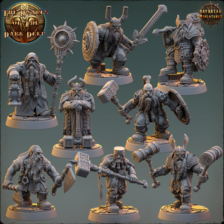 Zwerge - The Dwarfs of The Dark Deep - Daybreak Miniatures
