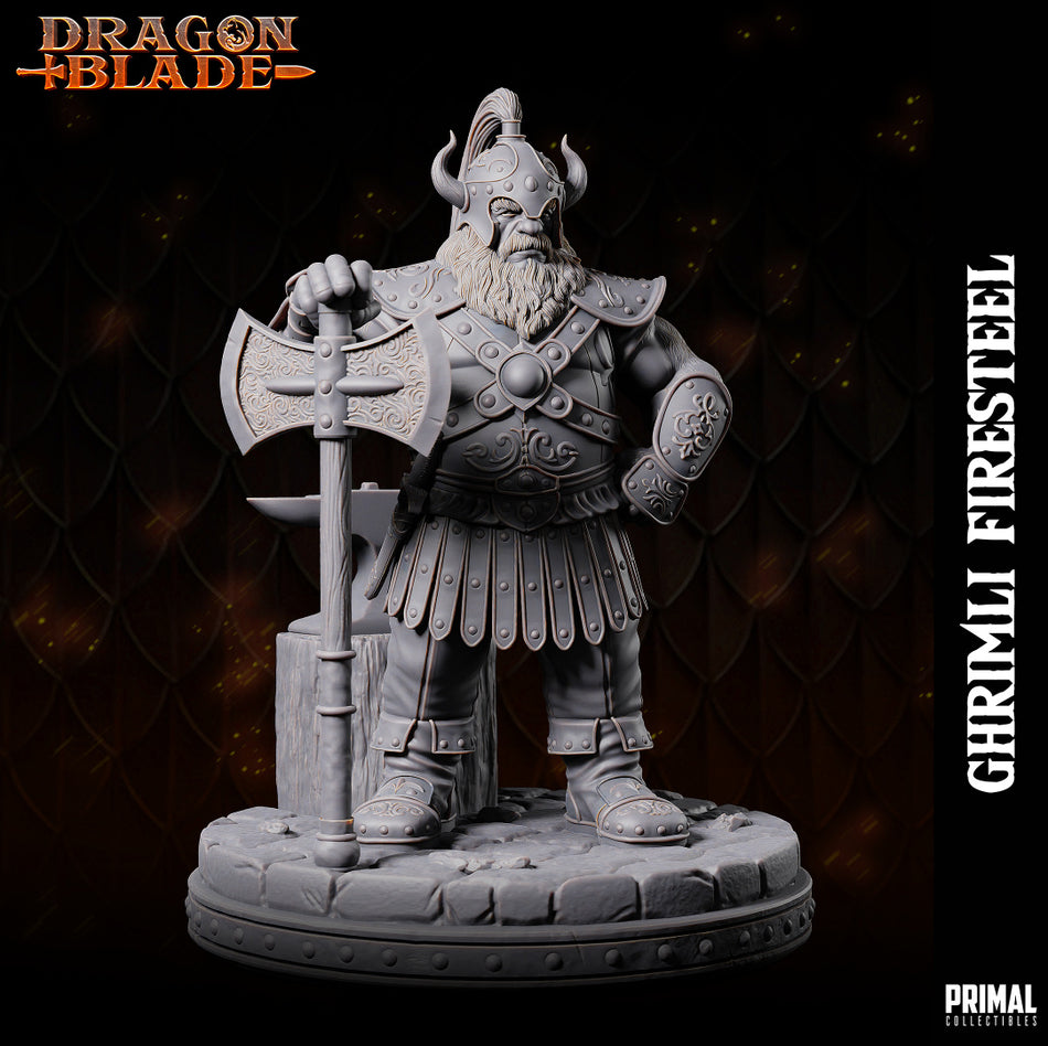 Ghrimli Firesteel - Dragon Blade - Primal Collectibles
