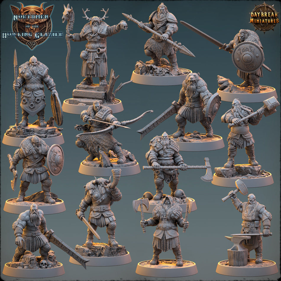 Viking Barbarian - Northmen of the Howling Glacier - Daybreak Miniatures