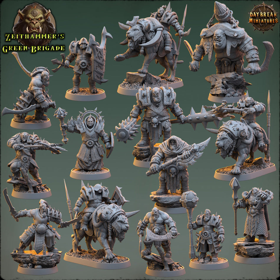 Orc - Zeithammer’s Green Brigade - Daybreak Miniatures