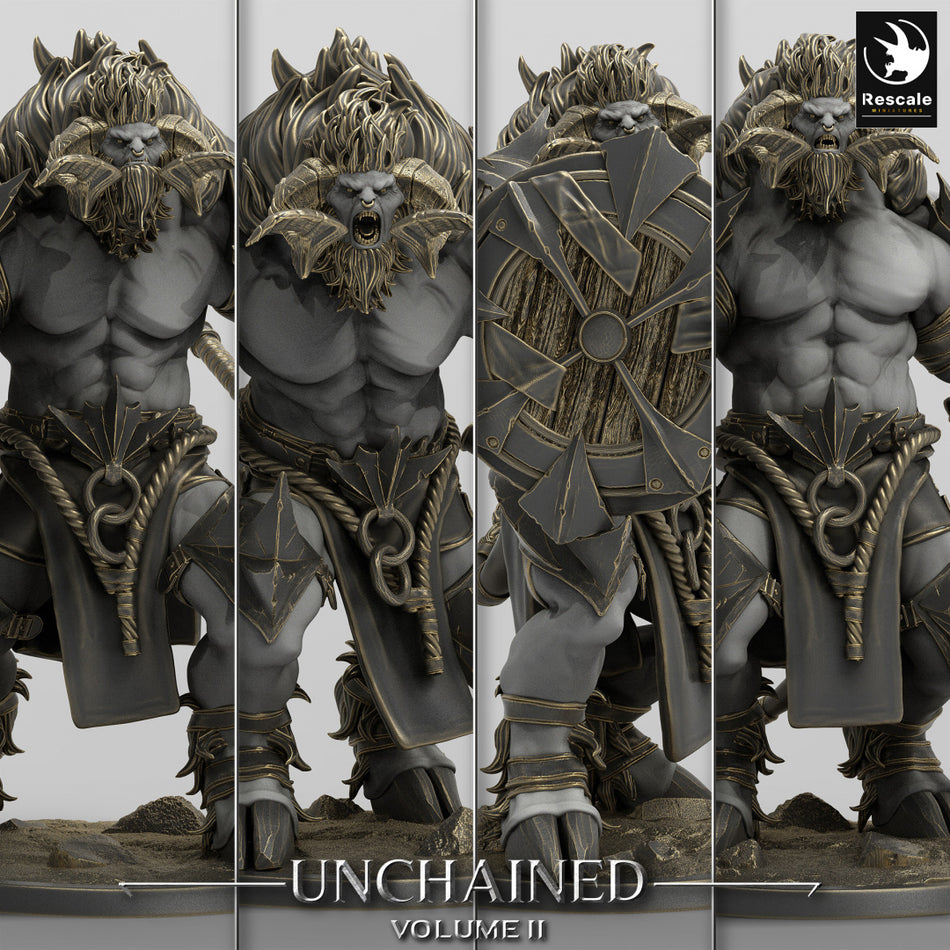Minotaur - Unchained II - Rescale Miniatures
