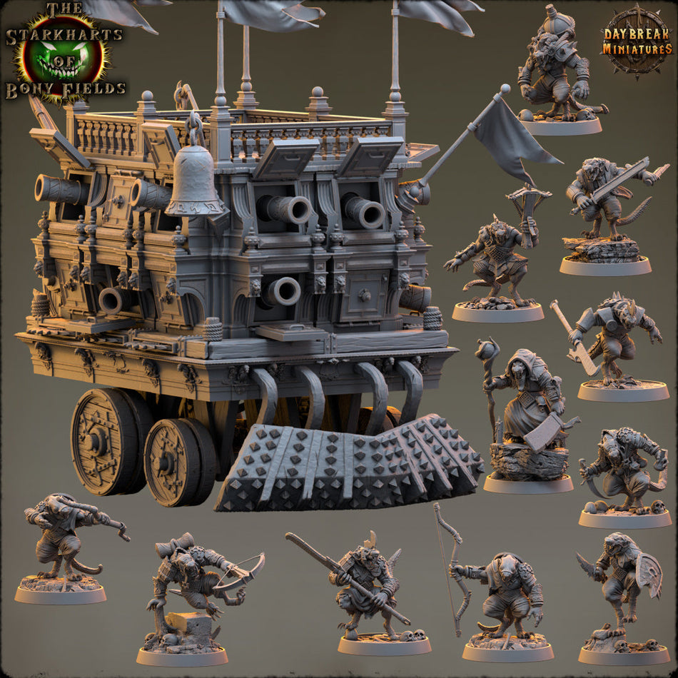 Rats - The Starkharts of Bony Fields - Daybreak Miniatures