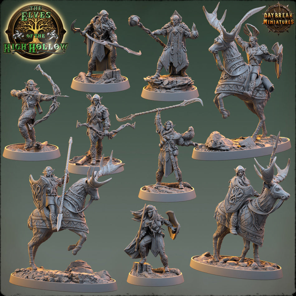 Elfen - The Elves of the High Hollow - Daybreak Miniatures