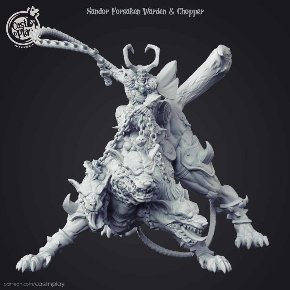 Sandor Forsaken Warden & Chopper - Cast n Play