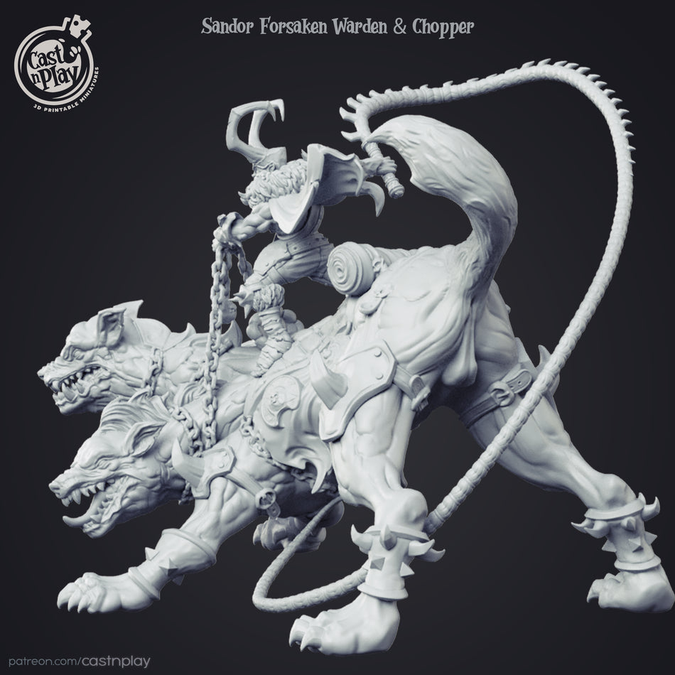 Sandor Forsaken Warden & Chopper - Cast n Play