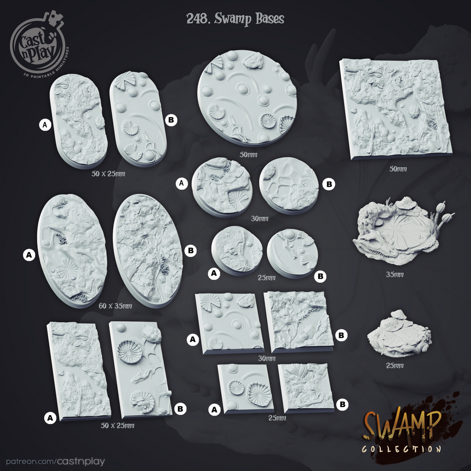 Swamp Bases - Swamp - Cast n Play
