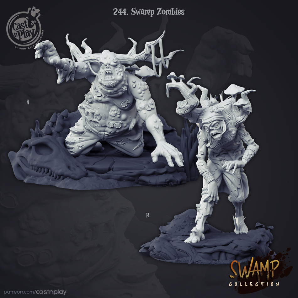 Swamp Zombies - Swamp - Cast n Play