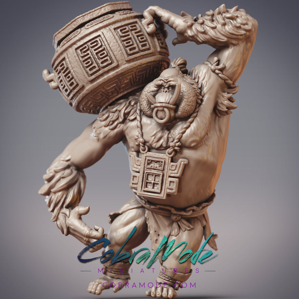 Tetsujin Zuijin, Orangutan Ogre Miniature - Qian Sheng Shan - Sarugami - CM