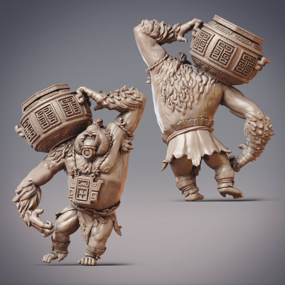 Tetsujin Zuijin, Orangutan Ogre Miniature - Qian Sheng Shan - Sarugami - CM