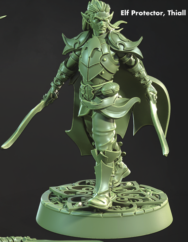 Elvish Sylan Protector - Elvenwood Grove - Cast n Play