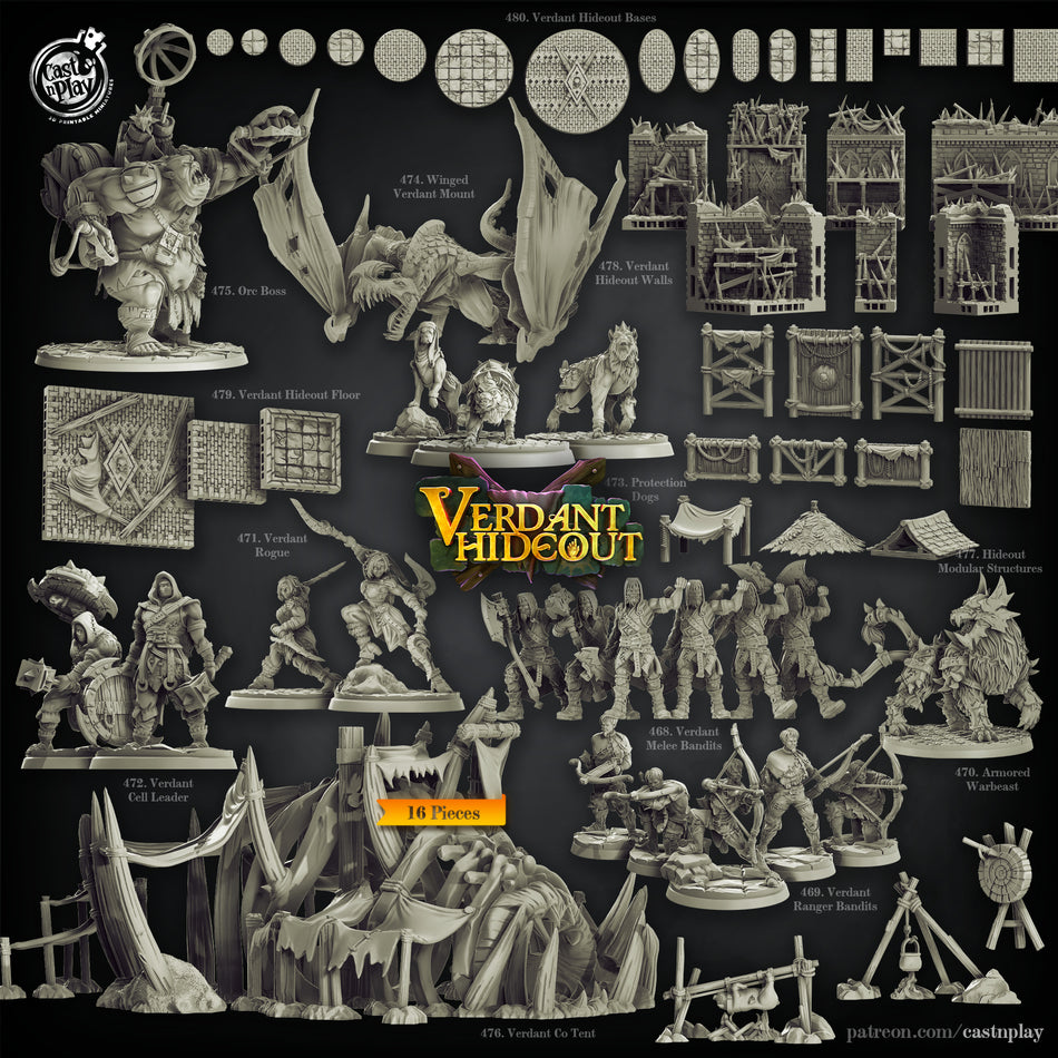 Armored Warbeast - Verdant Hideout - Cast n Play