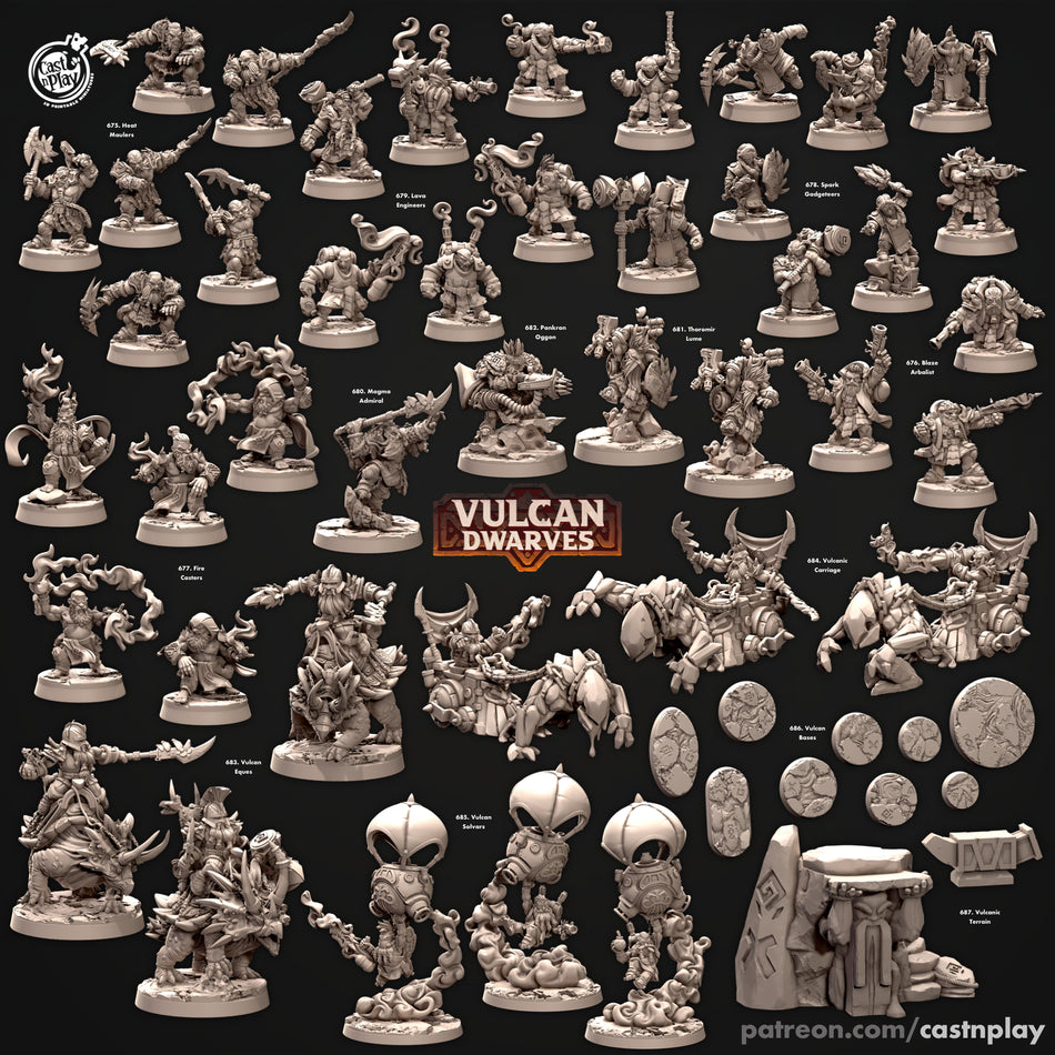 Pankron Oggon - Vulcan Dwarves - Cast n Play