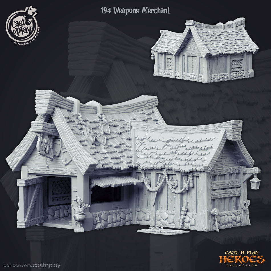 Weapons- Merchant - Heroes Collections - Cast n Play